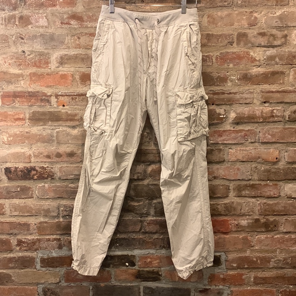 James Perse White Cargo Pants S/XS